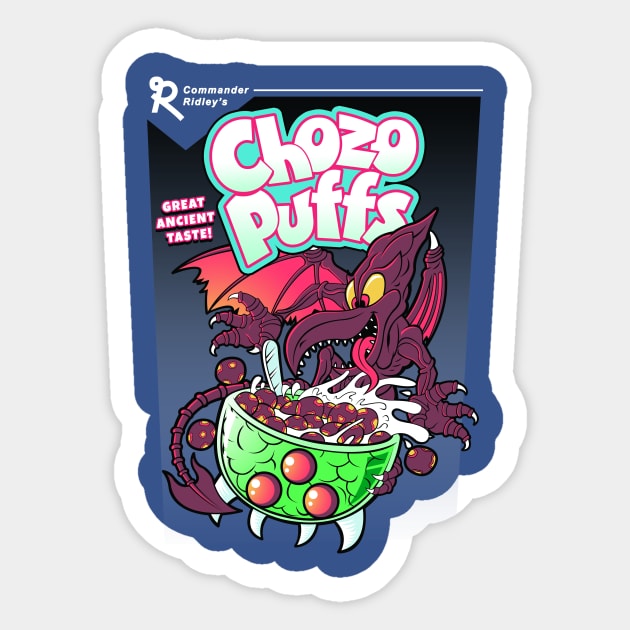 Chozo Puffs Sticker by Pinteezy